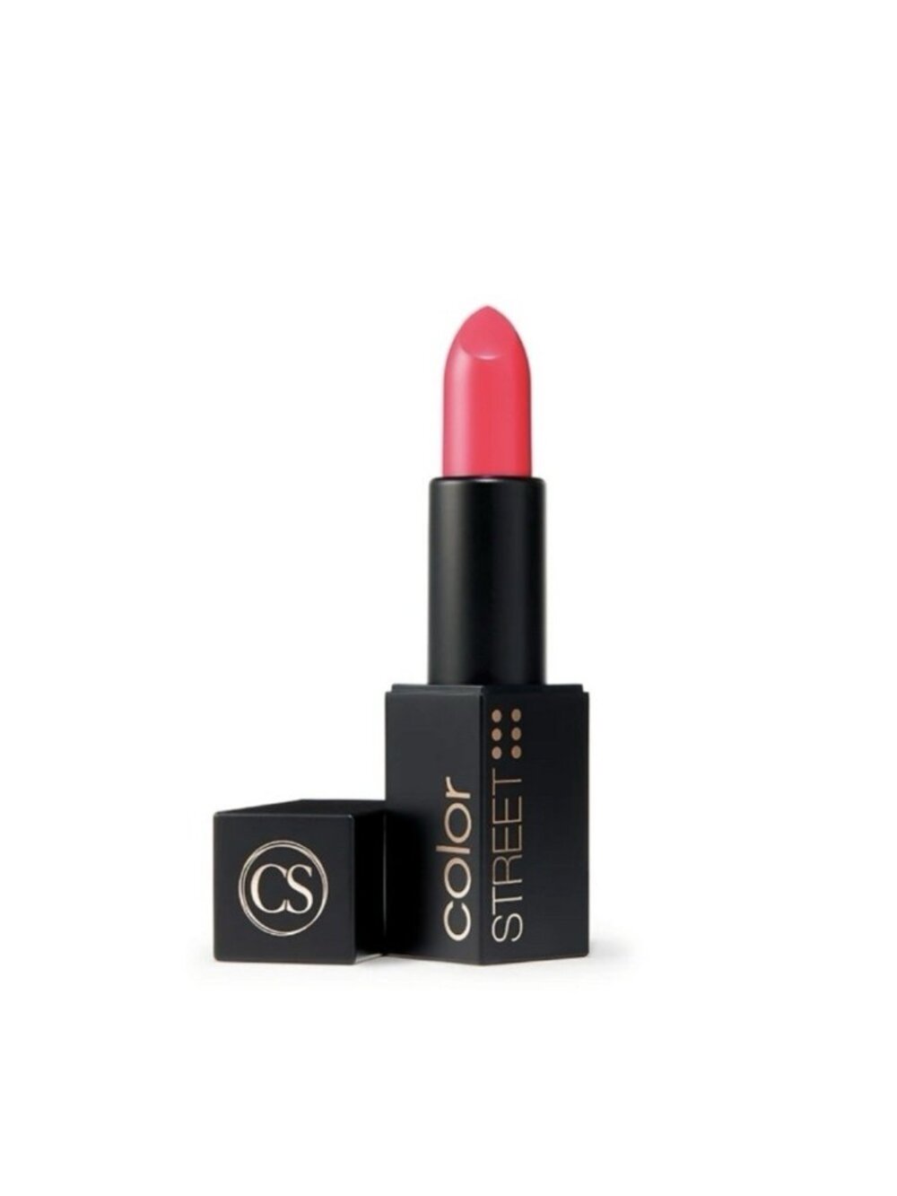Color Street Lipstick Knockout 303 Vibrant Cool Pink Satin Lip Stick NEW